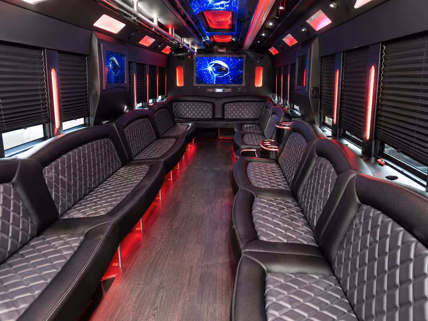 compare party buses and charter buses for the wedding party itself